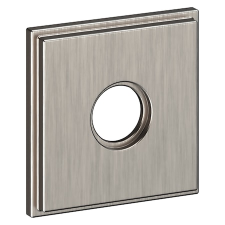 Baldwin Full Dummy Rosettes Lifetime Satin Nickel R050.056.FD